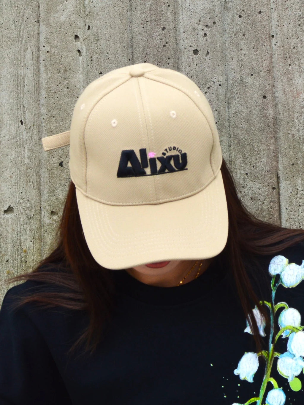 Alixu Studio Logo Cap -Khaki