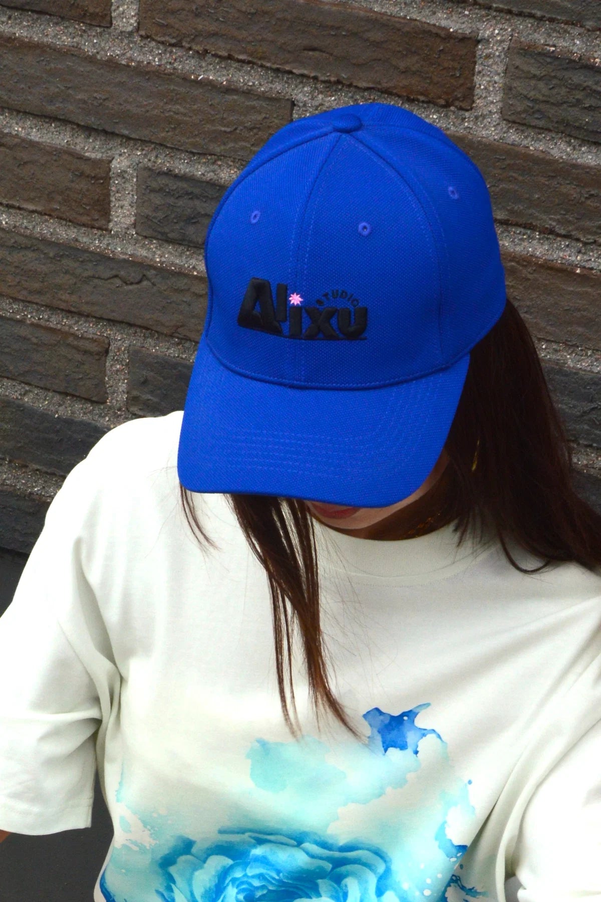 Alixu Studio Logo Cap -Indigo