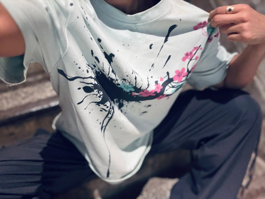 Ink Plum blossom T-shirt