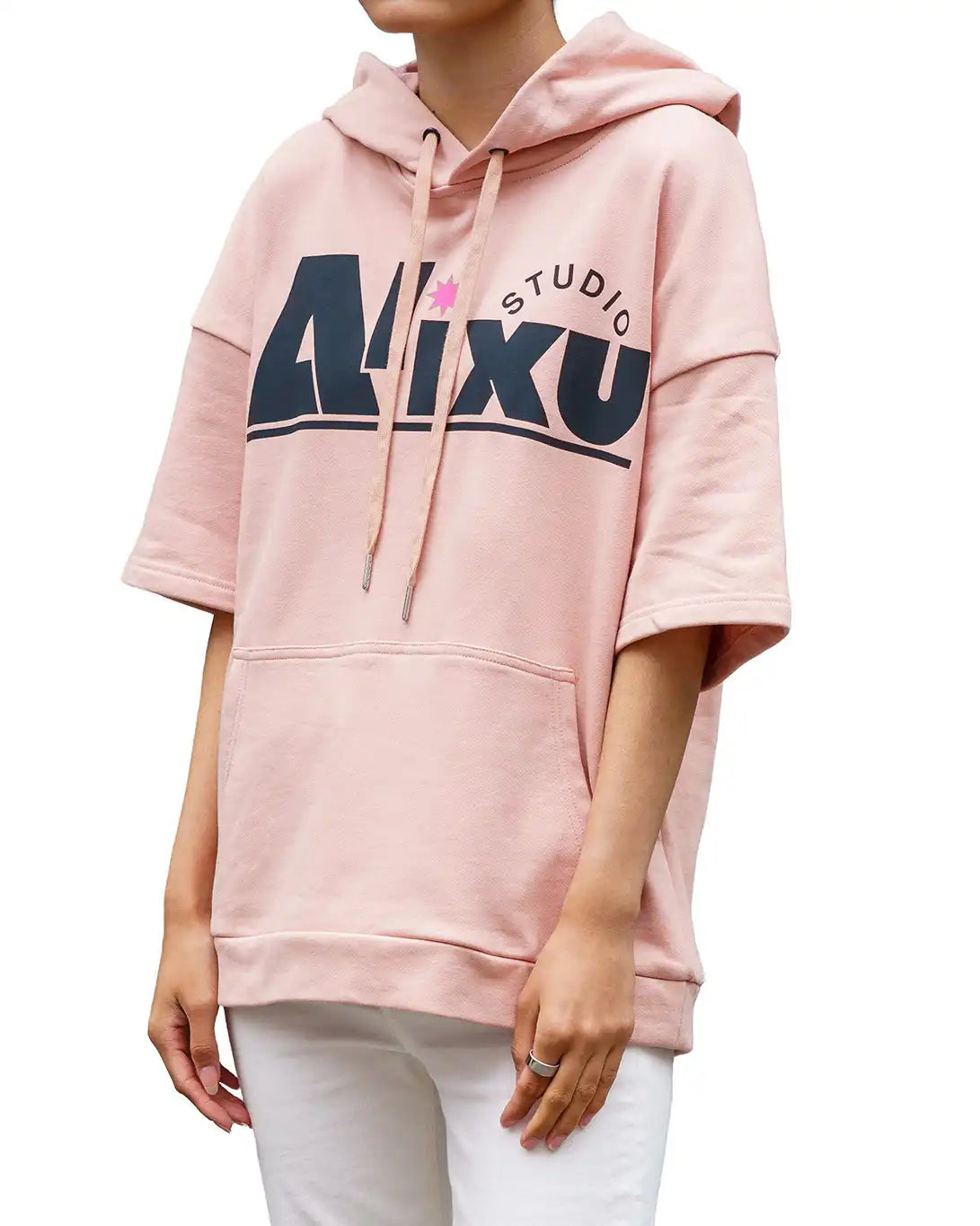 Logo Short Sleeve Hoodie