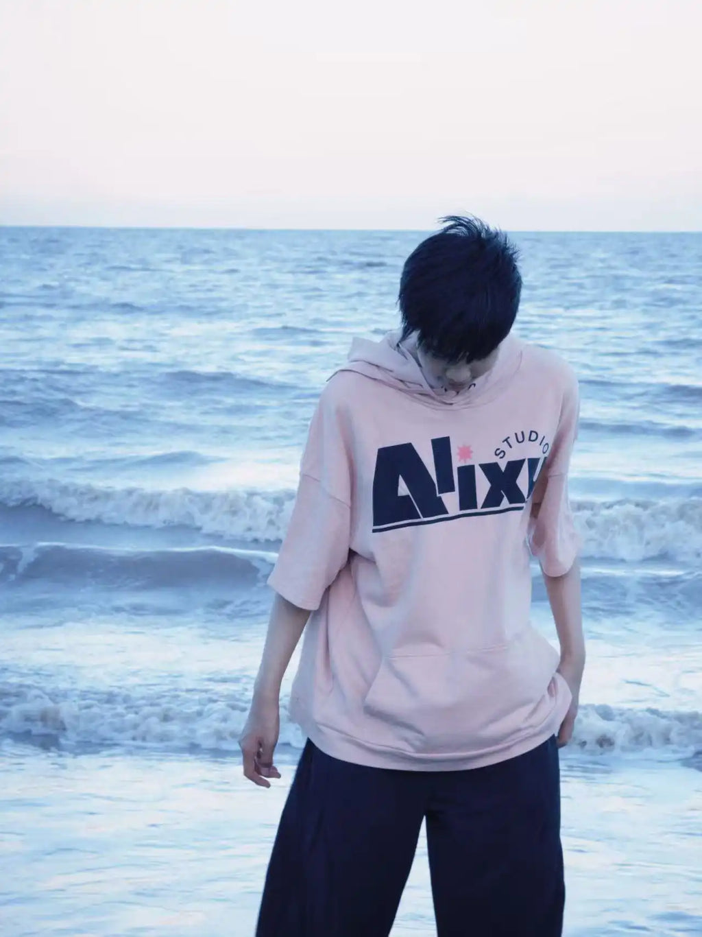Logo Short Sleeve Hoodie