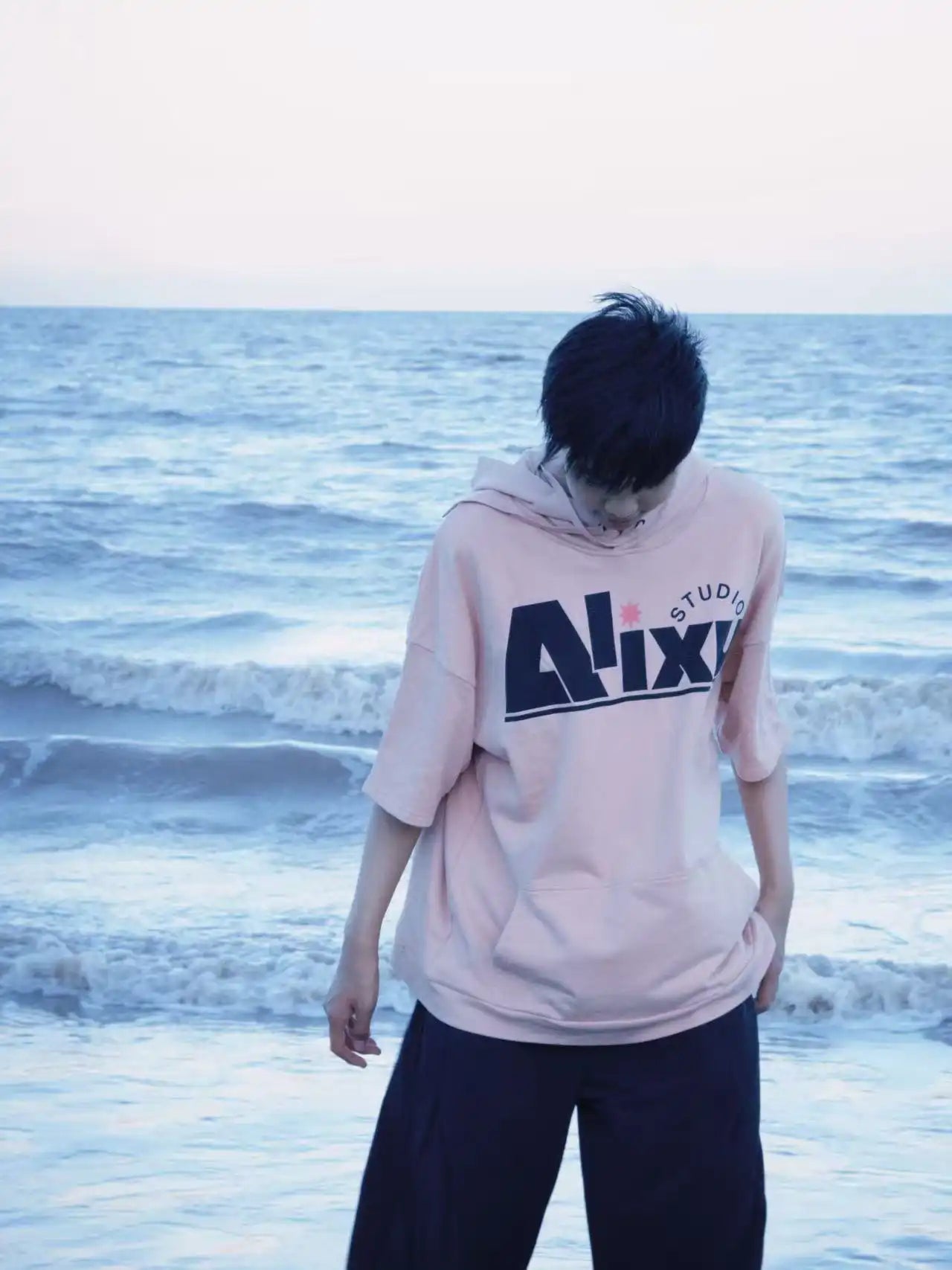 Logo Short Sleeve Hoodie